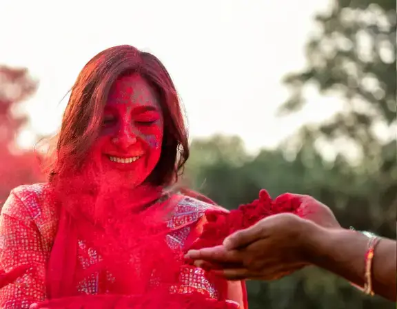 The Meaning of Red Holi Colour